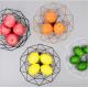 Wear Resistant H13.5CM Single Tier Steel Fruit Basket