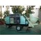 7.4Mpa 27m3/ h Concrete Pump Machine , Air Cooling System Electric Skid Steer Concrete Pump