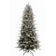 7.5ft Christmas Tree  Pe Christmas Tree With White Downy Shawl