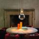 Crystal Ball Glass Chandelier Luxury Dining Room Bedside Led Linear Pendant Light