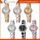 KM18 Fashion Jewelry Wholesale Stainless Steel Luxury Woman Watch Rhinestone Gift Watches