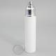 36mm 85ml PET Cylindrical Spray Bottle Silver Sprayer Clear Cap