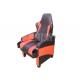 USIT Orange Cinema Sofa Recliner , Theater Seating Couch Lift Up Function