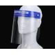 Comfortable Unisex Protective Face Shield Separate Droplet PE Material