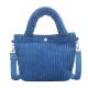 Factory Price Corduroy Women's Bag New Handbags Niche Versatile Bucket Shoulder Bags Female Nylon Button Crossbody Bags