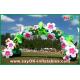 Inflatable Finish Arch Mini Inflatable Arch / Inflatable Gate / Infaltable Door With Flower Decoration