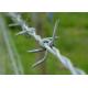 Galvanized Safety Farm Single Twist Barbed Wire 14 Gauge Protective High Tensile