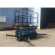 One Man Can Easy Pull Or Tow Aerial Working Table Mobile Scissor Hydraulic Lift Platform Movement