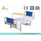 Stainless Steel Medical Hospital Beds Without Guardrail Double Crank Ward Bed (ALS-M246)