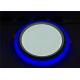White+ Blue Recessed Round Step Double Color Led Panel Downlight 18w+6w