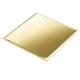 Ductile Pure 99.90%min Brass Flat Sheet High Tensile Strength