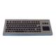 IP65 85 keys ruggedized desktop metal backlight keyboard with sealed tough touchpad