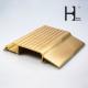 2800mm Length Brushed Brass Stair Nosing Corrosion Resistant Brass Stair Treads