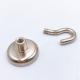 Heavy Duty Magnetic Hook N35 Neodymium Hook Magnet With Nickle Coating For Outdoor Use