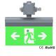 Over Voltage Protection IP54 LED Emergency Exit Light 50/60Hz Light Up Exit Signs