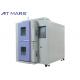 Air To Air Thermal Shock Chamber For Testing Ceramics 48 L Hot Cold Temp