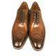 Burnished leather lace up mens dress formal shoes , oxford leather shoes