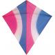 Customized Color Traditional Diamond Kite 100% Nylon Material For Kid Playing