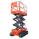 8m 10m 12m Crawler Scissor Lift Self Propelled Movable Hydraulic Lift