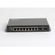 8 10/100/1000M RJ45 2 1000M SFP Ports Gigabit Ethernet Switch 10 Ports