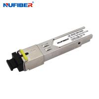 1.25G WDM SFP Module , 80km Gigabit Bidi SFP Transceiver 1490nm / 1550nm