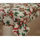 BSCI audit passed-Luxuary 100% Polyester Christmas printed tablecloth