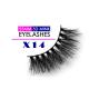 Cruelty Free 25MM Mink Lashes 3D Effect Black Color With Packaging Box