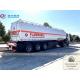 Tri Axle 46000 Liters 35T 40T Diesel Delivery Truck Semi Trailer