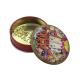 3D Embossed Mini Round Small Tin Jars Client Design For Earring / Jewelry Packing