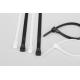 DM-8*250RT mm black and white full plastic releasable cable ties size wire bundle zip ties factory