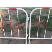 Galvanized Welded Crowd Control Gates , Portable Crowd Barriers For Events