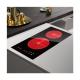 High Temperature Resistance Creamic Cooktop Waterproof Induction Hob 2 Zones Heating Plate Creamic Cooker