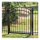 Privacy Garden Fence Aluminum Metal Picket Ornamental Steel Fence Panel with Materials