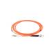 LC to ST Multi Mode Duplex OM2 Fiber Optic Patch Cord PVC Material For Military