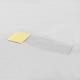 Glass CE ISO Microscope Slides Cover Slips Lab Use Yellow Frosted Edge