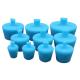 Beverage Leakproof Silicone Barrel Stopper , Odorless Silicone Wine Bottle Caps