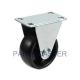 Fixed Light Duty Casters 50mm Furniture Caster Wheel Black