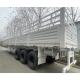 CIMC 3 / 4 Axles Fence Semi Trailer 60 70 Tons Fenced Cargo Trucks SHACMAN