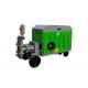 Green Gypsum Mortar Grout Pump 12 M3/H Floor Heating Backfill