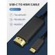 WGE 19FN 60HZ USB C To Hdmi Adapter 4k Cable HDTV 1080P
