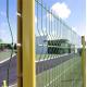 Protective Fence Panel 3D Folding Welded Wire Mesh Curved Fence for Green Security