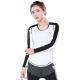 CPG Global Women Multi-Color Breathable Polyester Slim Fit Long Sleeves Round Collar Running T-Shirts Small-Large S53