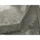 Light Grey Stone Stair Treads And Risers , 7.5 Hardness Granite Stone Stairs