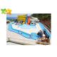 Tube Tunnel Speed Water Slide Large Size High Safety Performance Fall Into Pool