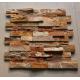 Natural Polished Wooden Vein Ledge Stone Wall Cladding 15mm Thickness