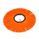 Different Sizes Flat Circle Road Sweeper Brush Mixed Pp Material Or Steel Wire