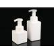 No leakage 500ml Face Wash Pump Bottle , Square Foam Cleanser Bottle