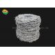 18 Gauge Galvanized Barbed Wire , Anti Theft Double Twisted Barbed Wire