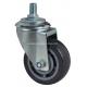 Edl Medium 4 200kg Threaded Swivel PU Caster 6434-76 Swivel Design for Easy Maneuvering