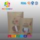 Stand Up Customized Paper Bags For Food Packaging With Front Window